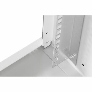 Digitus SOHO PRO 4U Wandmontierbar Geschlossener Schrank Rackschrank für Networking327 mm Regaltiefe - Hellgrau - Stahl, B