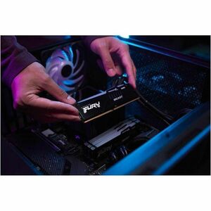 Kingston FURY Beast RAM Module - 32 GB (1 x 32GB) - RGB - DDR5-6000/PC5-48000 DDR5 SDRAM - 6000 MHz Dual-rank Memory - CL3