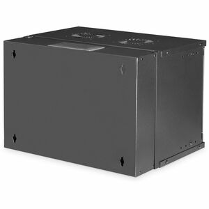 Digitus SOHO PRO 7U Wandmontierbar Geschlossener Schrank Rackschrank für Networking327 mm Rack Depth - Schwarz - Glas, Pla