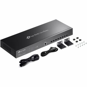 TP-Link Omada 8-Port 10GE SFP+ L2+ Managed Switch - Manageable - 10 Gigabit Ethernet - 10GBase-X - 2 Layer Supported - Mod