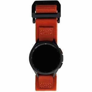 Urban Armor Gear Active Adjustable Smartwatch Band - Medium (M)/Large (L) - Hook & Loop Attachment - Rust, Orange - Stainl