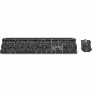 Logitech Signature Slim MK950 Keyboard & Mouse - Danish, Norwegian, Swedish, Finnish - USB Type A Scissors Wireless Blueto