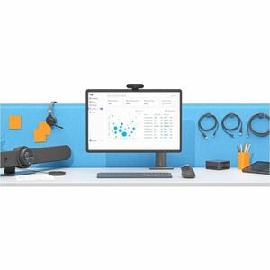 Logitech Video Conference Equipment - Small Room Size Supported - Graphite - For Meeting Room, Video Conferencing - 1280 x