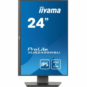 Moniteur LED iiyama ProLite XUB2495WSU-B7 24" Class WUXGA - 16:10 - Noir mat - 61,2 cm (24,1") Viewable - Technologie IPS 