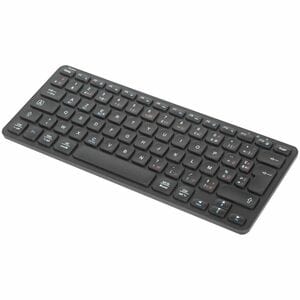 Targus AKB862FR Keyboard - Compact - Wireless Connectivity - French - Black - Bluetooth - 5.1 - Windows, Mac OS, iOS, Andr