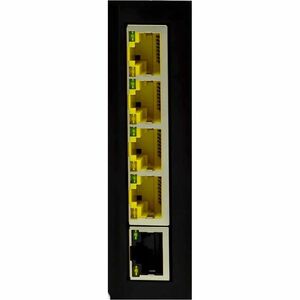 Brainboxes Hardened Industrial 5 Port PoE+ Gigabit Ethernet Switch - 5 Ports - Gigabit Ethernet - 10/100/1000Base-T - 2 La