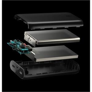 Belkin BoostCharge Power Bank - Black - For Smartphone, iPhone - 2 x Type-A 12W, 2 x Type-C 20W - 26000 mAh - 4 x USB - Black