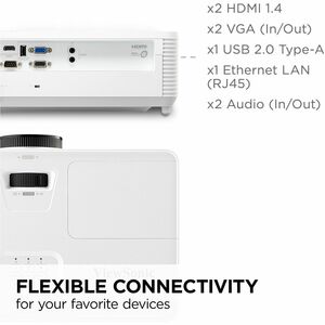 ViewSonic PA700X DLP Projector - 4:3 - Wall Mountable, Ceiling Mountable - White - 1024 x 768 - Front, Ceiling - 480i - 40