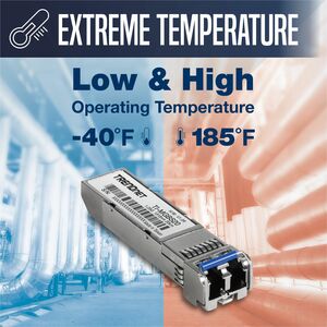 TRENDnet SFP - 1 x LC Duplex 1000Base-LX Network - TAA Compliant - For Data Networking, Optical Network - Optical Fiber - 