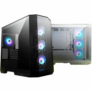 MSI MAG PANO M100R PZ Gaming Computer Case - Mid-tower - Black - Tempered Glass - Micro ATX, ITX, Mini ITX Motherboard Sup