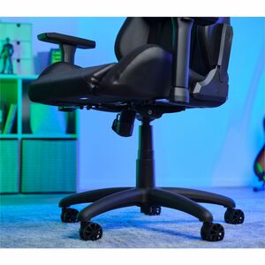 Trust GXT 714 RUYA Gaming-Stuhl - Stoff, PU-Leder, Polyurethan-Schaum, Holz, Plastik, Nylon - Schwarz