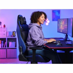 Trust GXT 714B RUYA Gaming-Stuhl - Nylon, Plastik, Holz - Blau