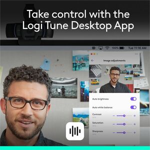 Cámara Web Logitech C920e - 3Megapíxel - 30fps - Negro - USB Tipo A - 1920 x 1080 Vídeo - Auto-foco - 78° Ángulo - 1x Zoom