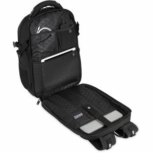 SwissGear ScanSmart 5358202410 Carrying Case (Backpack) for 16" Notebook - Black - Abrasion Resistant, Crush Resistant Poc