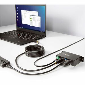 StarTech.com USB Hub - USB 3.2 (Gen 1) Type B - Wall/Desktop/DIN Rail Mountable - 4 USB Port(s) - UASP Support - PC, Mac, 