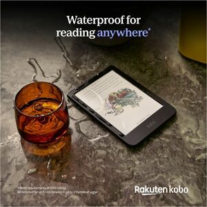 Lettore di testo digitale Kobo Clara Colour - Nero - 12000 Libro(i) - 16 GB Flash - 15,2 cm (6") Display - Touchscreen - 1