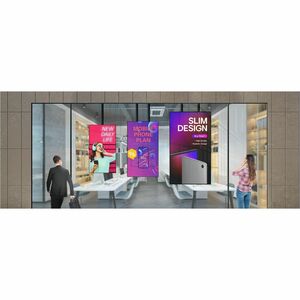 LG 55XS4P-B Window Facing Display - 55" LCD - In-plane Switching (IPS-M+) Technology - 24 Hours/7 Days Operation - 1920 x 