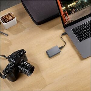 LaCie 2 TB Solid State Drive - External - Space Gray - Computer Device Supported - USB 3.0 Type C - 256-bit AES Encryption