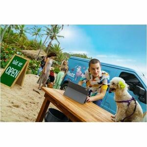 Logitech Combo Touch Tastatur/Cover (Folie) für 27,9 cm (11 Zoll) Apple iPad Pro 11 (2024) Tablet - Schweizerisch Tastatur