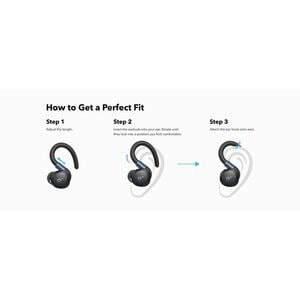 soundcore Sport X20 Earset - Stereo - True Wireless - Earbud - Binaural - In-ear - Black