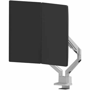 Neomounts NEXT Slim Mounting Arm for Display Screen, Flat Panel Display, Curved Screen Display, Monitor - Silver - Height 