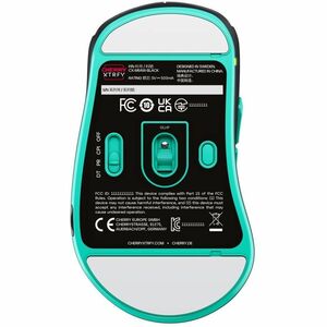 CHERRY XTRFY M64 Gaming Mouse - Radio Frequency - USB - Pixart 3395 - Black - Cable/Wireless - 2.40 GHz - Rechargeable - S