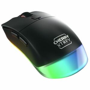 Mouse di gioco CHERRY XTRFY JW-5000-2 - Bluetooth - USB Tipo C - Nero - Cavo/Wireless - 2,40 GHz - 12000 dpi - Rotella Di 