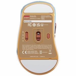 Mouse di gioco CHERRY XTRFY CX-M68W-BLUE - Radiofrequenza - USB Type-C - Blu - Cavo/Wireless - 2,40 GHz - Ricaricabile - 2