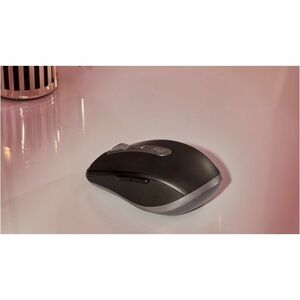 Logitech MX Anywhere 3S Mouse - Bluetooth - USB - Darkfield - 6 Button(s) - Space Gray - Wireless - Rechargeable - 8000 dp