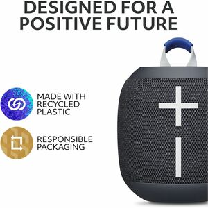 Ultimate Ears WONDERBOOM 4 Portable Waterproof Bluetooth Speaker With Big Bass and 360-Degree Sound, Dustproof Floating Sp