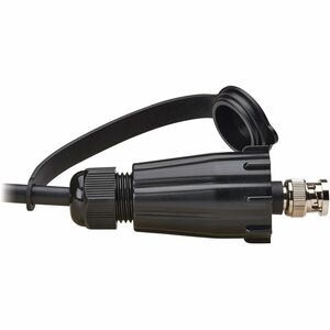Eaton Tripp Lite Series Rigid Industrial RF Coaxial Cable (M/M) - IP68, BNC Connectors, 10 ft. (3.1 m), Black - 10 ft Coax