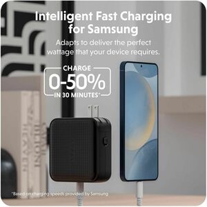 Adaptateur secteur Hyper HyperJuice - 100 W - 1 USB - 3 USB Type-C - Pour Ordinateur Portable, Smartphone, Tablette PC, Ca