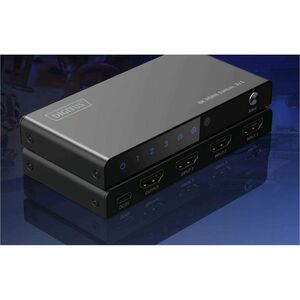 Digitus Audio/Video-Schalter - Kabel - 7680 x 4320 - 8K - TV, Notebook, Spielkonsole - 1 x USB - 3 x HDMI Ein - 1 x HDMI-A
