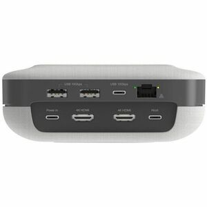 j5create Dock Pro JCDS337 USB Type C Docking Station for Notebook, Flash Drive - Charging Capability - Dark Grey - Desktop