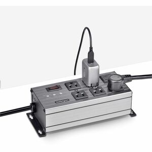 StarTech.com 6-Outlet Industrial Power Strip 125V/15A, EMI/RFI Isolation, Surge Protection, Mountable PDU, 8ft NEMA 5-15P 