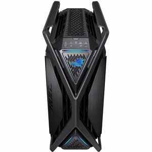 ROG Hyperion GR701 BTF Edition E-ATX computer case motherboard hidden connectors design support 420 mm dual radiator suppo