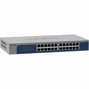 Netgear GS524v3 24 Ports Ethernet Switch - Gigabit Ethernet - 10/100/1000Base-T - Grey - 2 Layer Supported - 12 W Power Co
