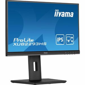 Moniteur LED iiyama ProLite XUB2293HS-B3 22" Class Full HD - 16:9 - Noir mat - 54,6 cm (21,5") Viewable - Technologie IPS 