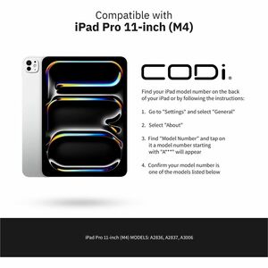 CODi Bluetooth Keyboard Case with Trackpad for iPad Air 13" (M2, M3), iPad Pro 12.9" (5th, 6th Gen) - Transform your iPad 