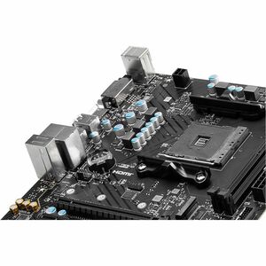MSI B450M-A PRO MAX II Gaming Desktop Motherboard - AMD B450 Chipset - Socket AM4 - Micro ATX - Athlon, Ryzen 5 Processor 