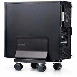 StarTech.com Computer Tower Cart, Rolling CPU Caddy on Wheels, Max 46.3lb/21kg, Adjustable PC Case Mount, Floor Stand Doll