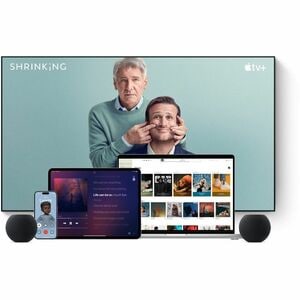 Apple HomePod mini Portable Bluetooth Smart Speaker - Siri Supported - Midnight - 60 Hz - Wireless LAN