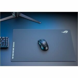 ROG Moonstone Ace L is a large gaming mouse pad 500 x 400 mm made of durable tempered glass featuring an ultrasmooth surfa
