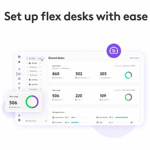 Logitech Essential for Flex Desks | Three Year Service Plan | Easy remote management of Flex Desks and Devices - Technical