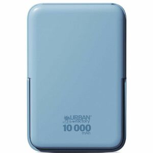 Urban Factory Magnee Power Bank - Allure Blue - For Smartphone - 10000 mAh - 15 W - 4.50 A, 3 A, 2.22 A, 1.67 A, 2 A, 1.50