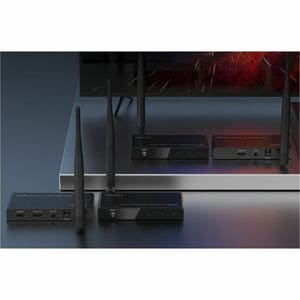 Digitus Video-Extender-Transmitter/Receiver - Kabel/Kabellos - 4 Ausgabegerät - 100 m Reichweite - 1 x HDMI Ein - 2 x HDMI