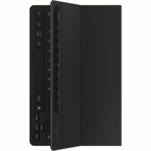 Housse/Clavier Samsung - Porte-livres Style Samsung Galaxy Tab S9, Galaxy Tab S9 FE Tablette - Noir