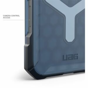 Urban Armor Gear Essential Armor Case for Apple iPhone 16 Pro Max Smartphone - Hexagonal Pattern - Cloud Blue - Shock Abso