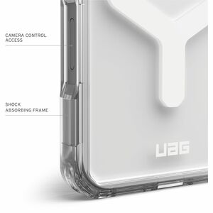 Urban Armor Gear Plyo Case for Apple iPhone 16 Pro Max Smartphone - Ice/White - Yellowing Resistant, Impact Resistant, Dro
