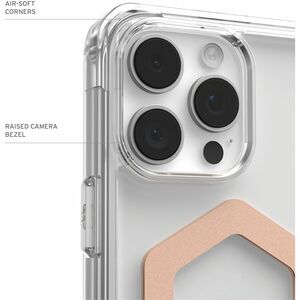 Urban Armor Gear Plyo Case for Apple iPhone 16 Pro Max Smartphone - Ice/Rose Gold - Yellowing Resistant, Impact Resistant,